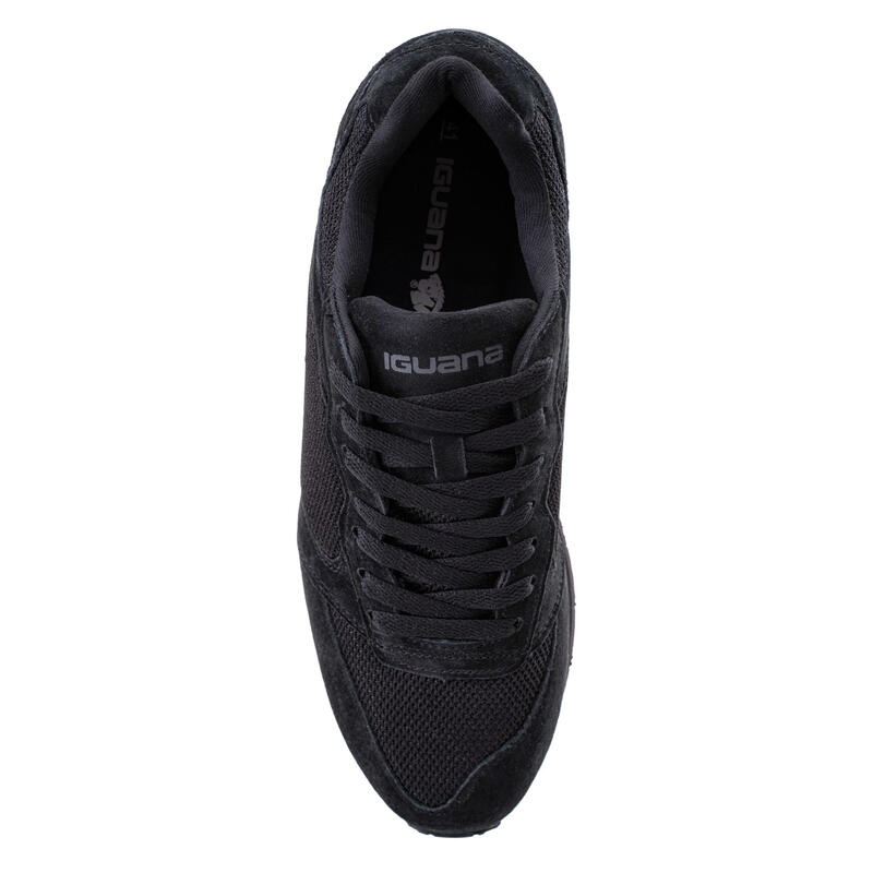 Scarpe Casual Pelle Uomo Iguana Omis Nero