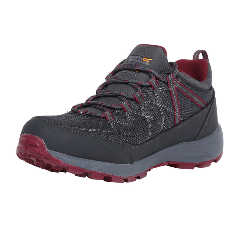 Wanderschuhe "Samaris Lite" Damen Granitgrau/Rote Beete Rot