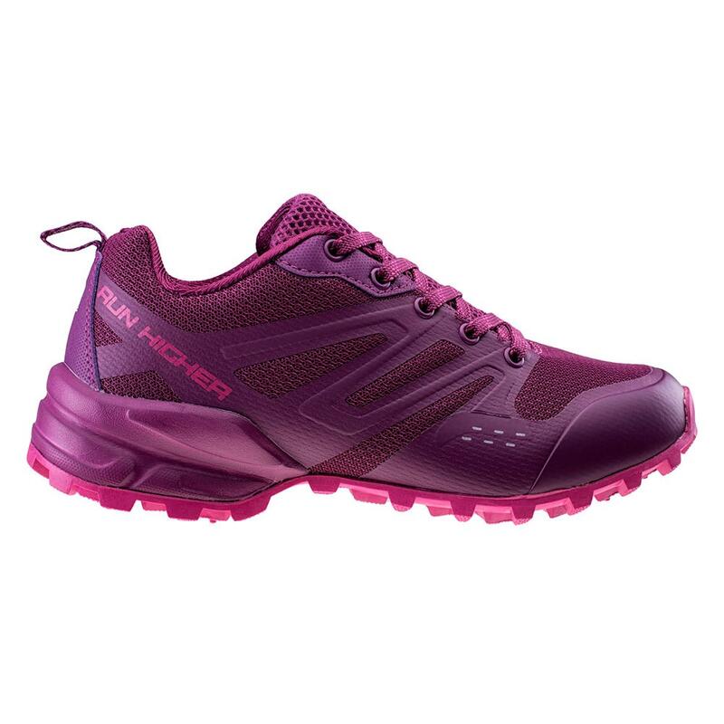 Dames Tawer Logo Trainers (Donkerpaars/feestfuchsia/rookgroen)