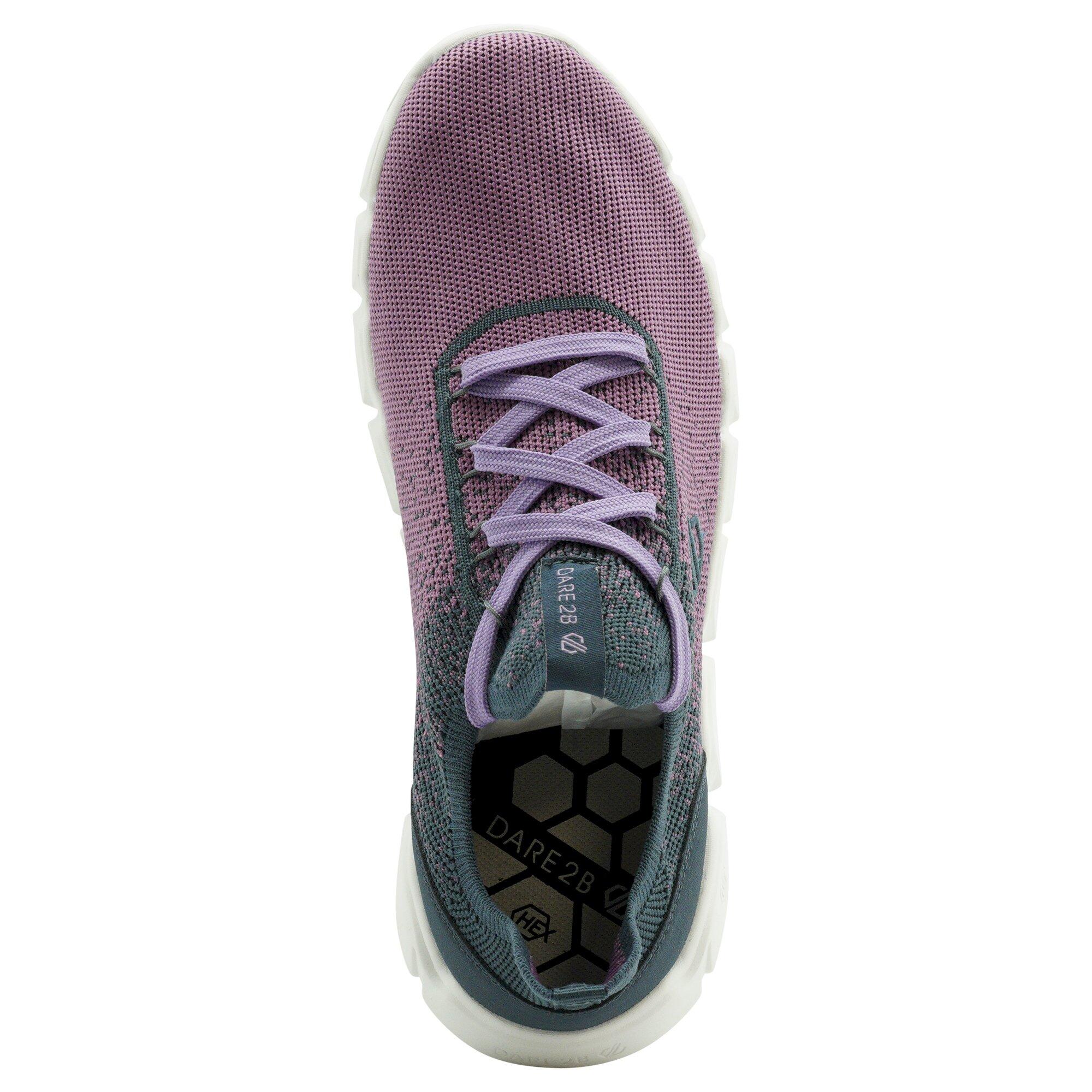 Baskets Motif/style Tricoté HEXAT Femme (Lavande) 4/5