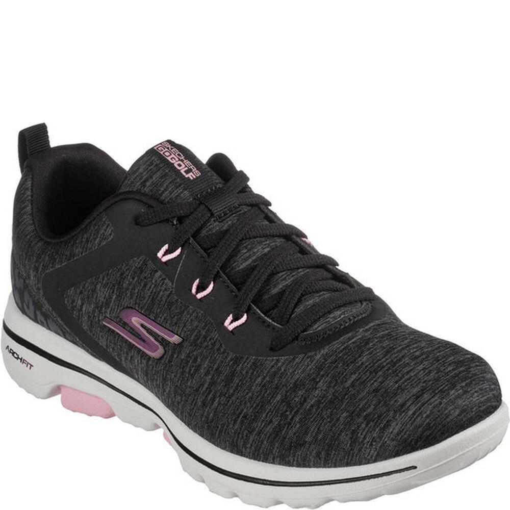 Women's GO GOLF WALK golf shoe (Black / White)