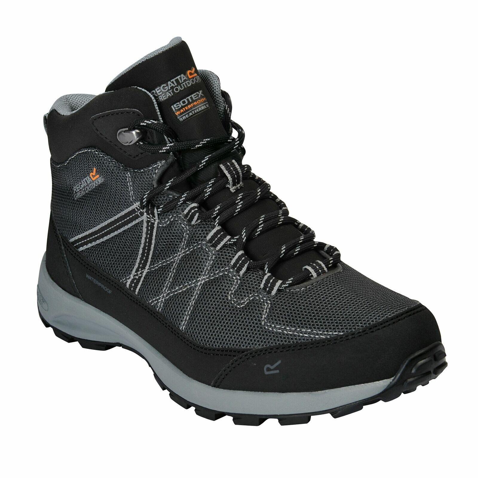 SAMARIS LITE Men's walking boots (Black / Dark gray)