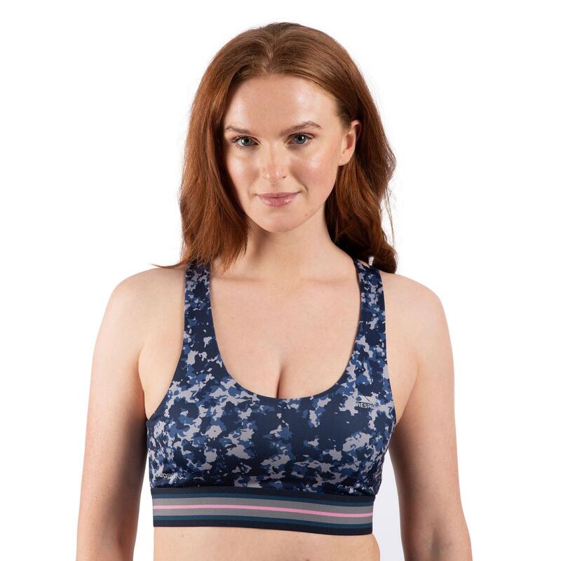 "Stephanie" Kurzes Top für Damen Marineblau