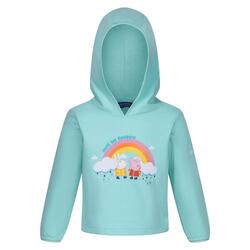 Sudadera de Peppa Pig Arco Iris para Niños/Niñas Azul Aruba