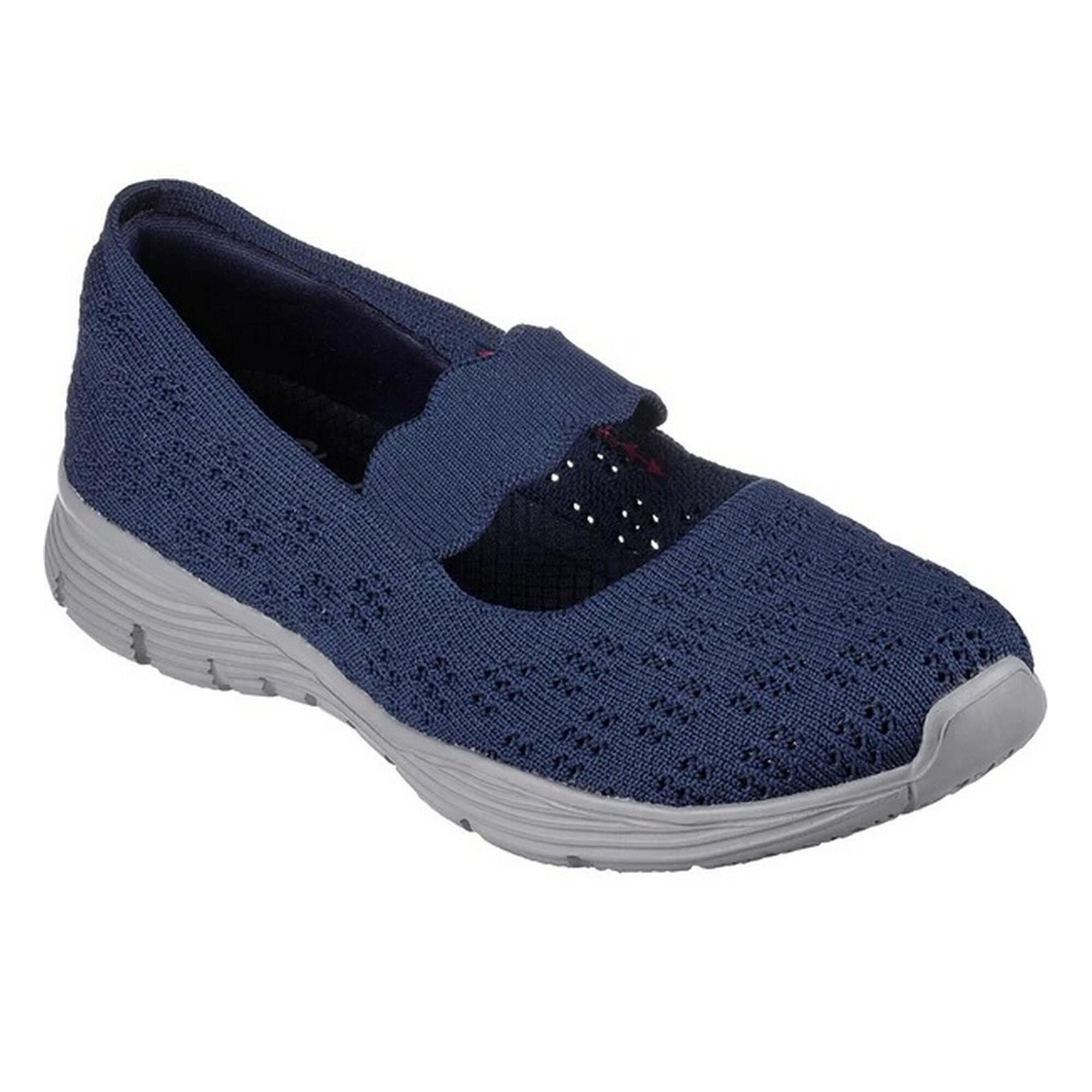 Womens/Ladies Seager Simple Things Shoes (Navy) 1/5