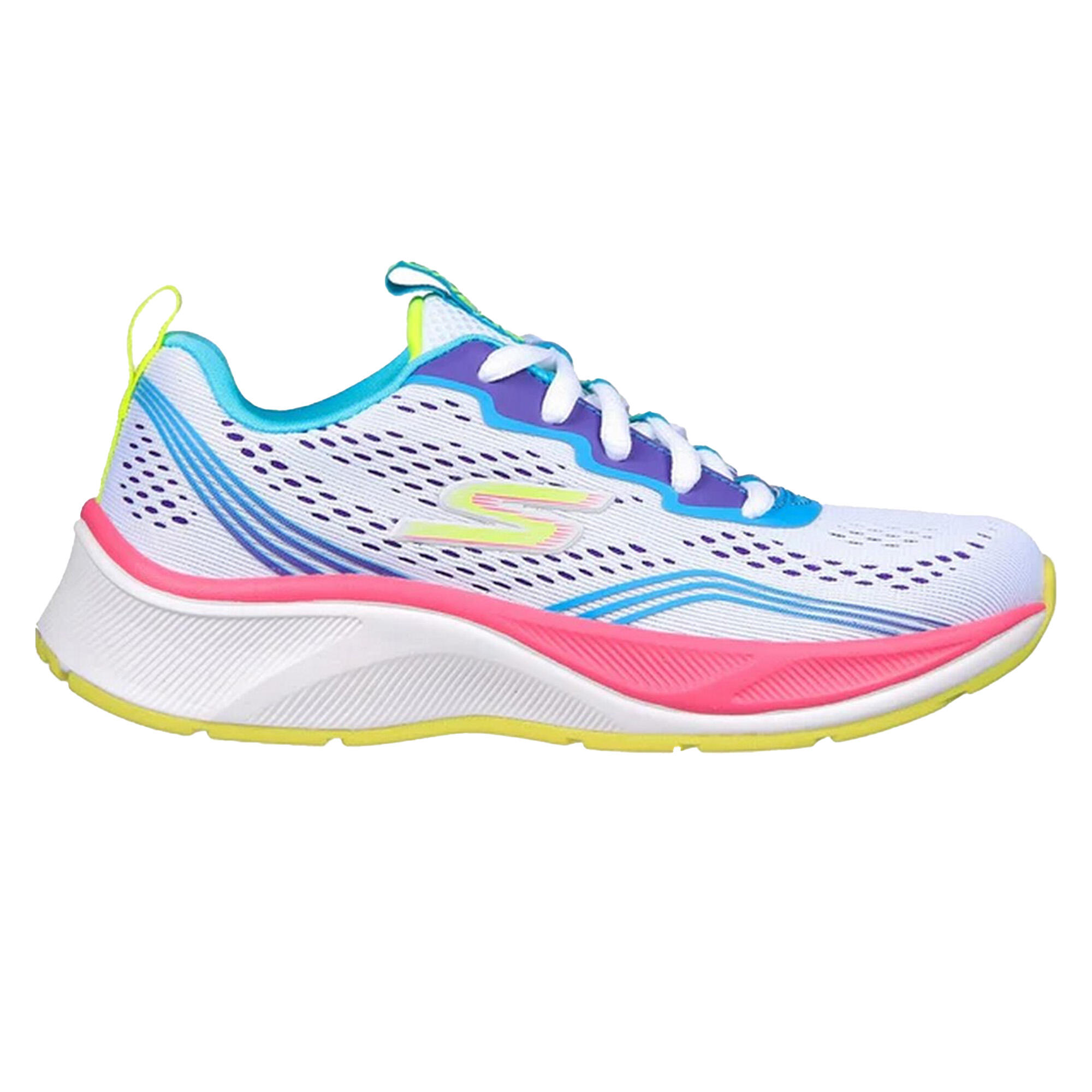 Girls Elite Squad Trainers (White/Multicoloured) 3/5