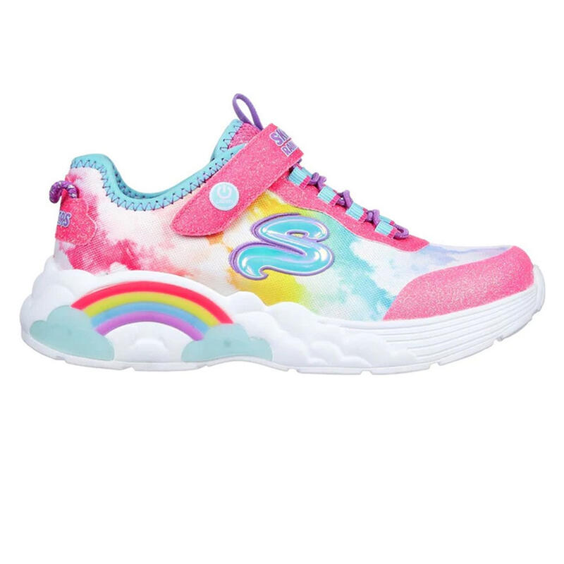 Sneaker "S Lights", Regenbogen Mädchen Pink/Bunt