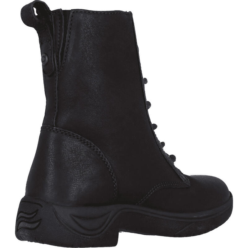 Lange Reitstiefel "Tilly", Leder Damen Schwarz