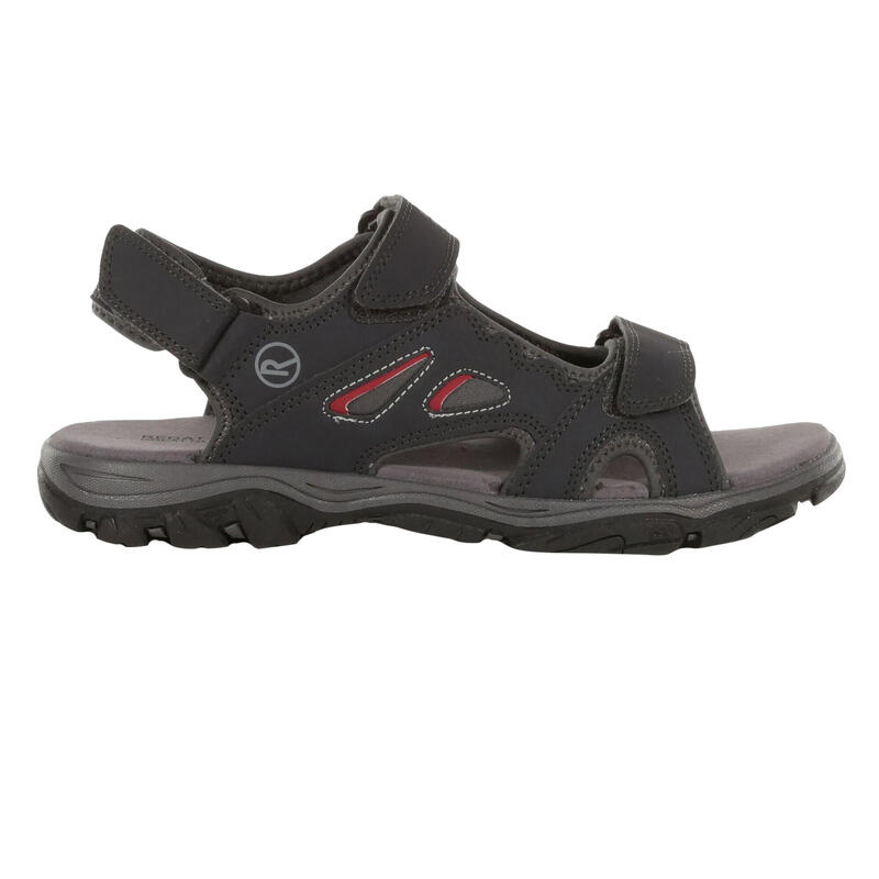 Sandales HOLCOMBE Homme (Gris foncé/rouge foncé)