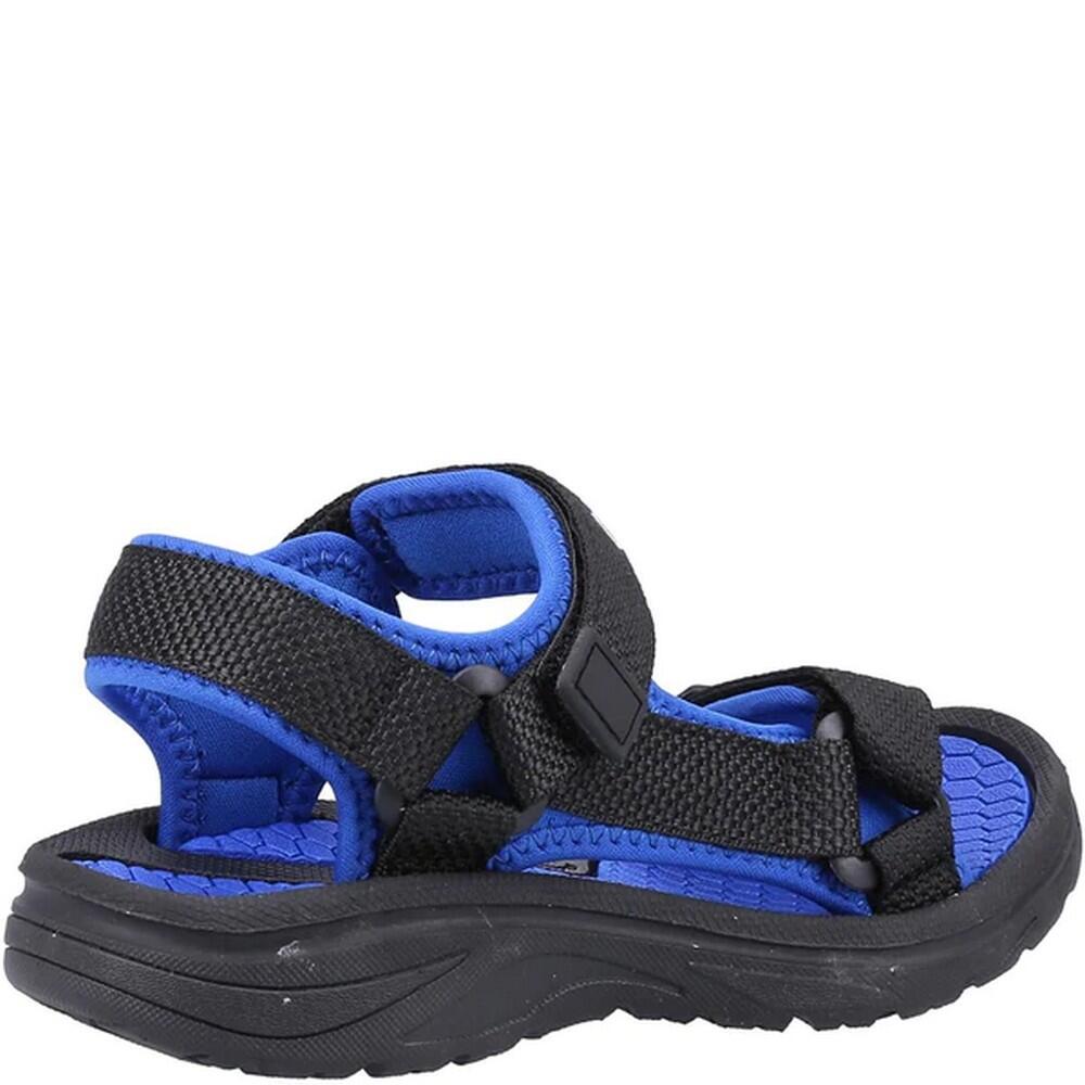 Childrens/Kids Bodiam Recycled Sandals (Black/Navy) 4/5