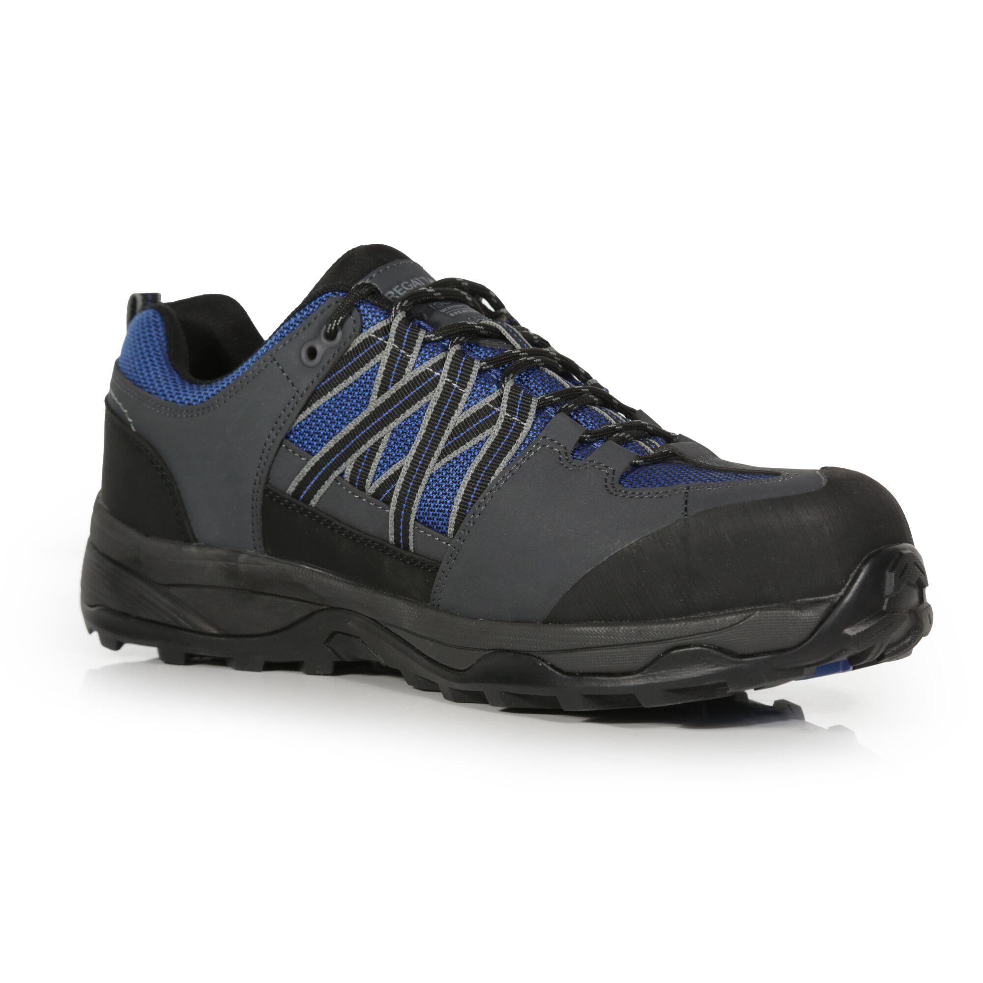 REGATTA Mens Clayton Safety Trainers (Oxford Blue/Briar)