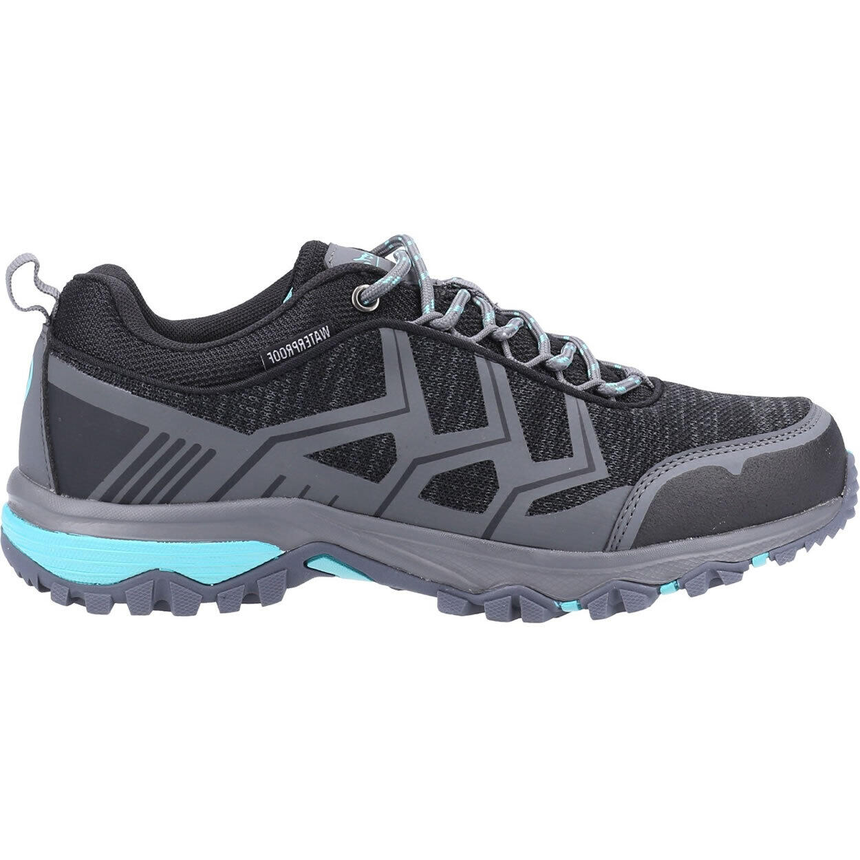Womens/Ladies Wychwood Low WP Hiking Shoes (Grey) 3/5