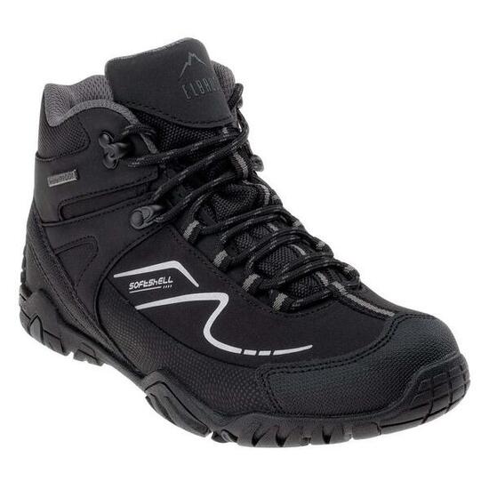 Scarpe Da Trekking Impermeabile Uomo Elbrus Maash Nero Grigio Scuro