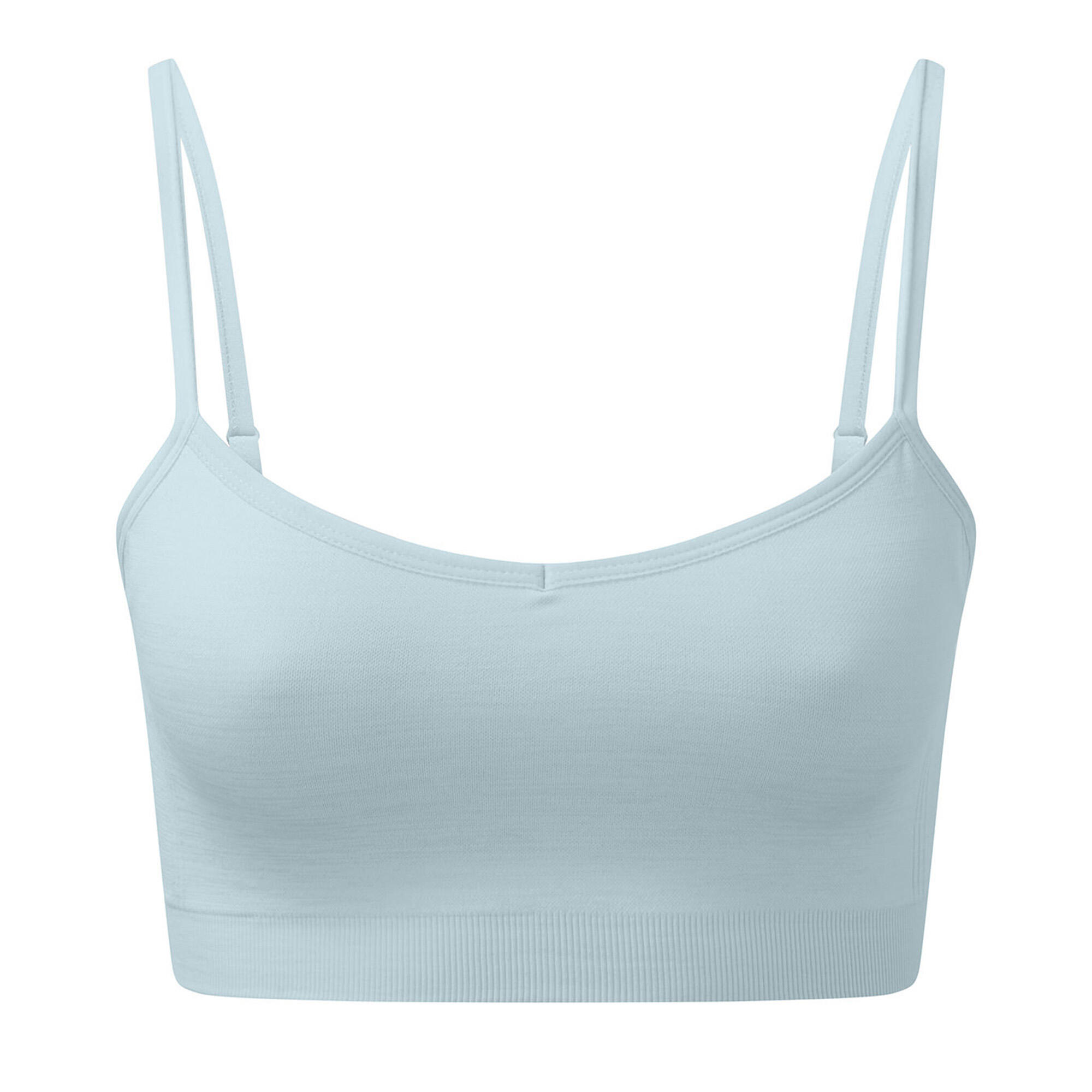 TRIDRI Reggiseno Sportivo 3D Senza Cuciture Donna TriDri Azzurro