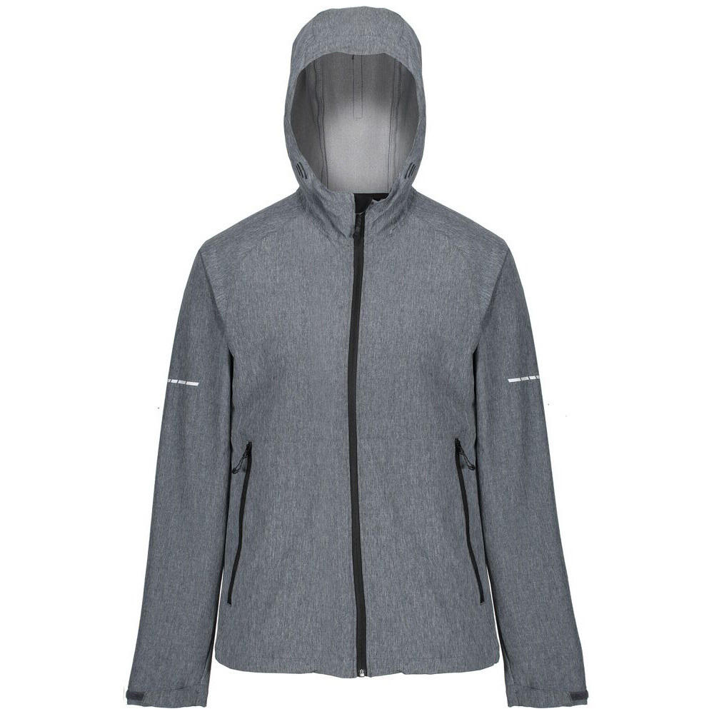 REGATTA Mens XPro Prolite Stretch Soft Shell Jacket (Seal Grey Marl)