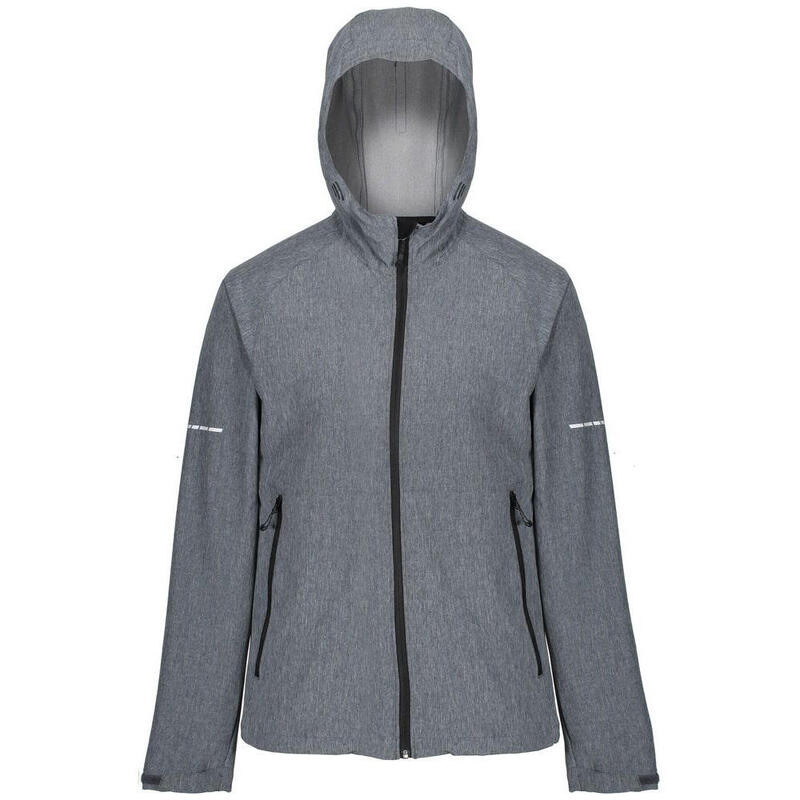 Chaqueta Softshell XPro Prolite de Elástico para Hombre Gris Seal Jaspeada