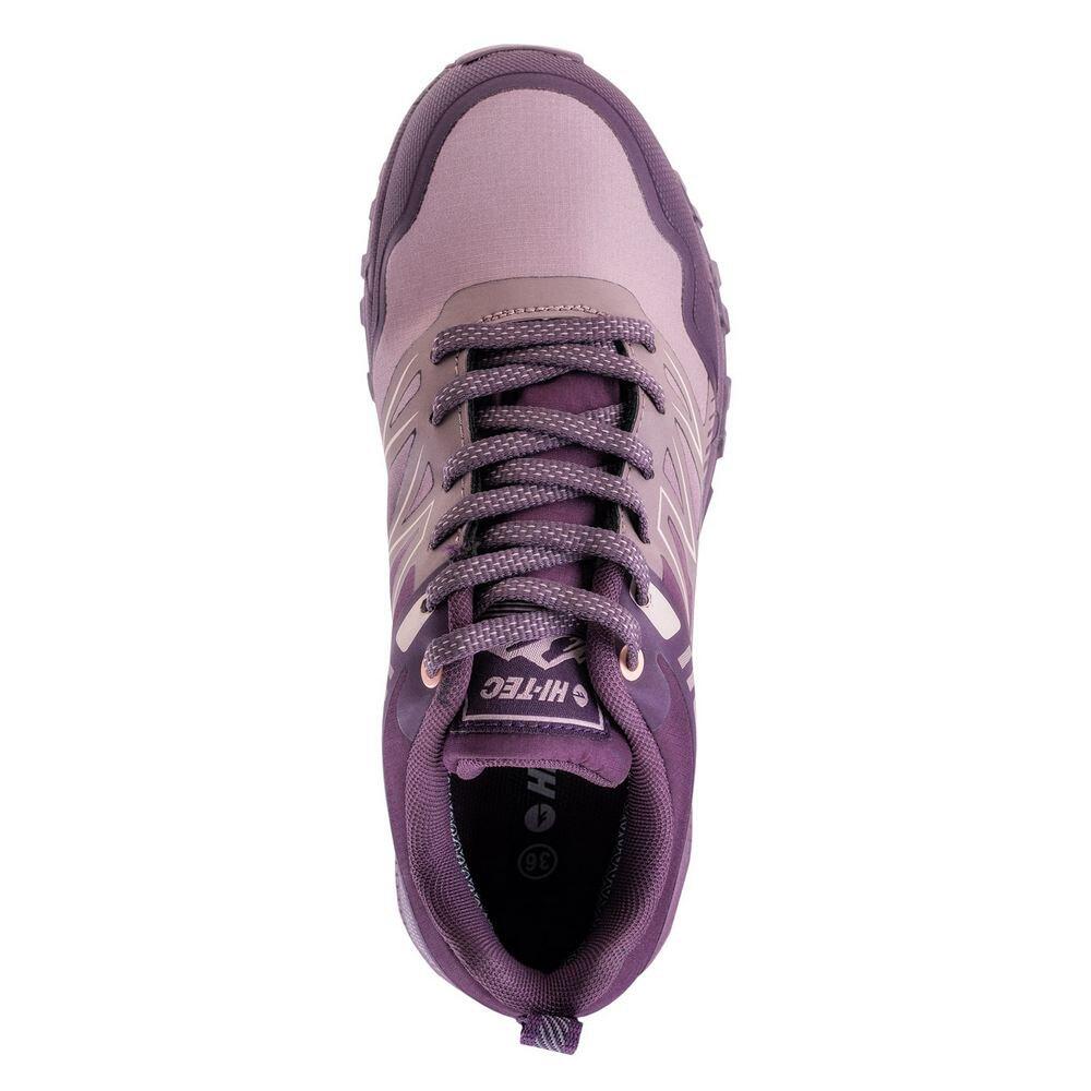 Scarpe Da Trekking Impermeabile Donna Hi-Tec Favet Violetto Viola Chiaro Sepia 4/4