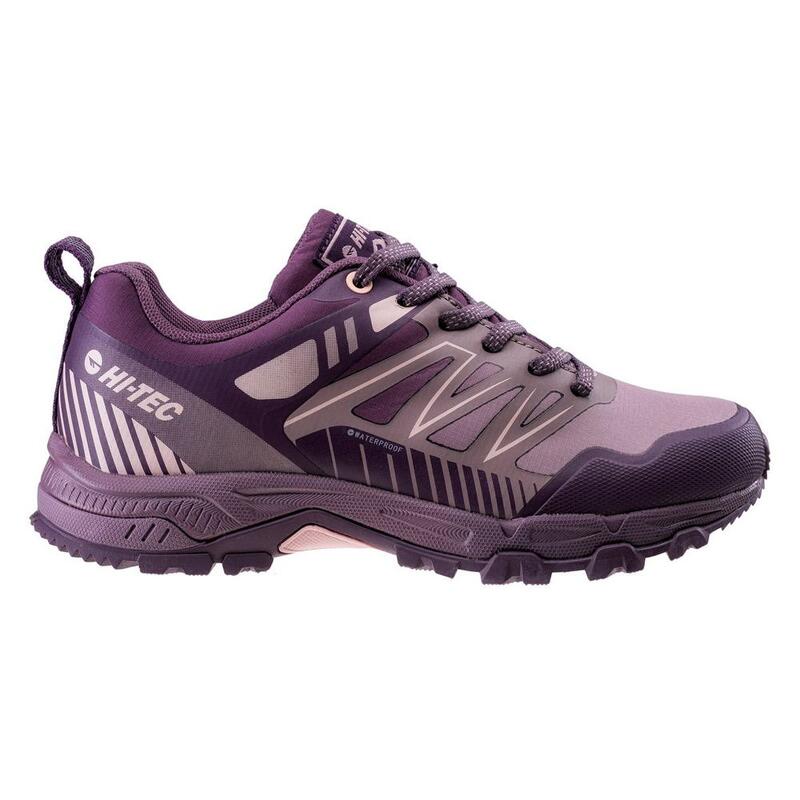 Zapatos de Senderismo de Impermeable Favet con Cordones para Mujer Violeta,