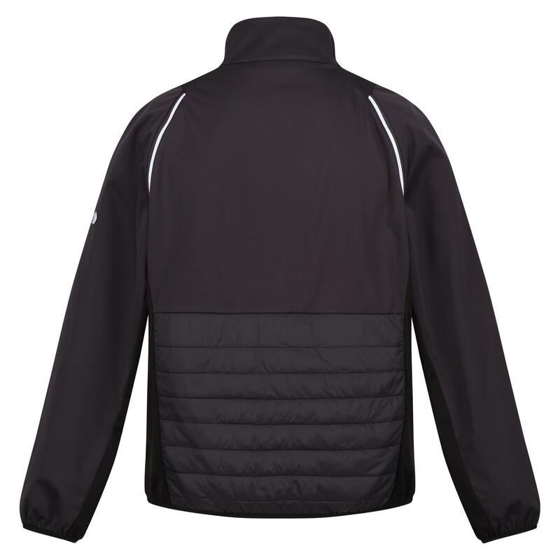 Giacca Soft Shell Uomo Regatta Steren Hybrid Cenere Nero