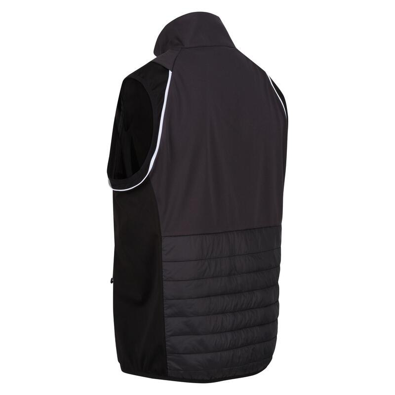 Giacca Soft Shell Uomo Regatta Steren Hybrid Cenere Nero