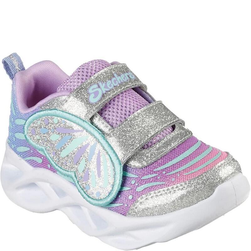 BabyGirls Sneaker "Twisty Brights Wingin' It" Mädchen Silber/Lavendel