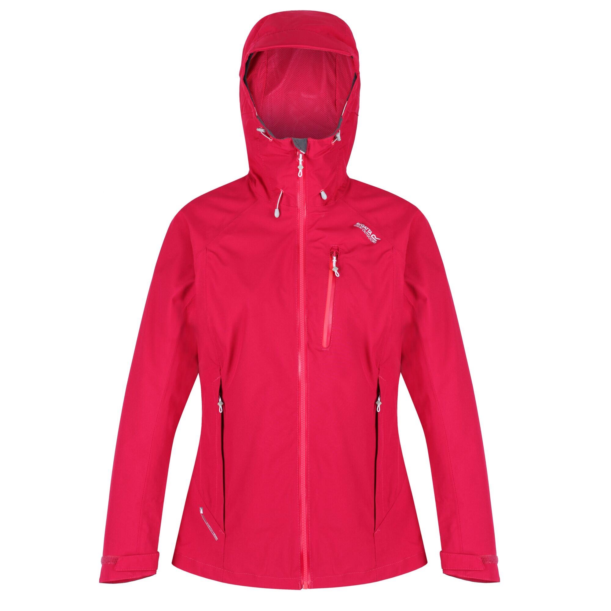 Women's BIRCHDALE waterproof jacket (Dark pink)