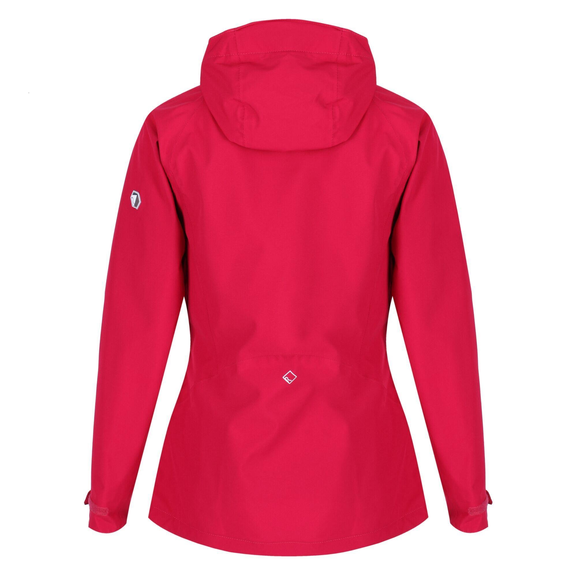 Womens/Ladies Birchdale Waterproof Shell Jacket (Dark Cerise) 2/4