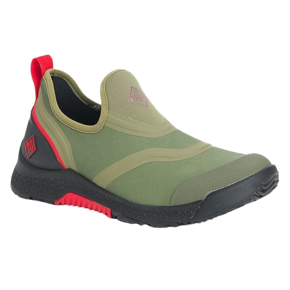 Mens Outscape Low Trainers (Olive) 1/4