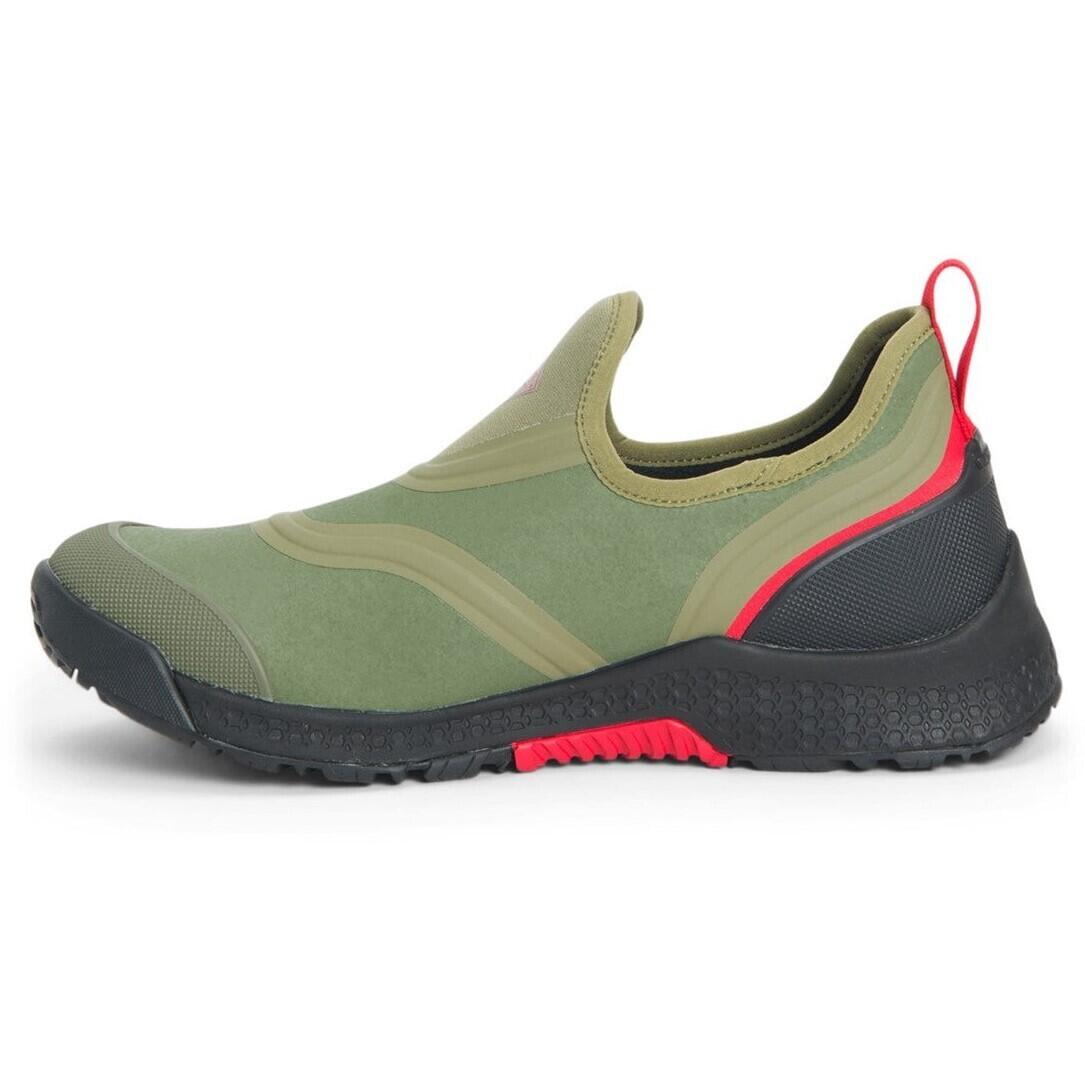 Mens Outscape Low Trainers (Olive) 3/4