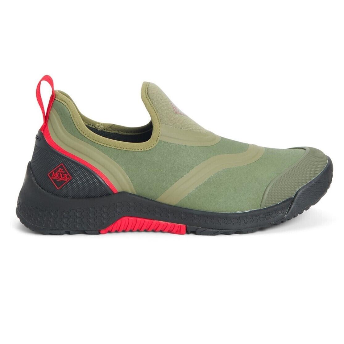 Mens Outscape Low Trainers (Olive) 4/4