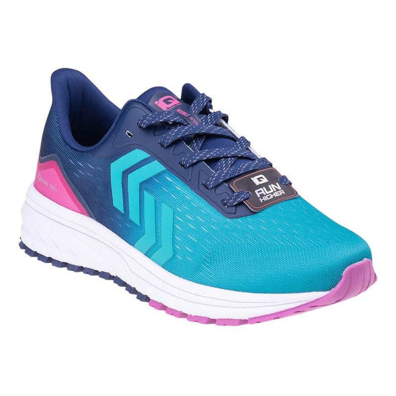 Scarpe Sportive Donna IQ Regor Verde Tropicale Rosa Viola