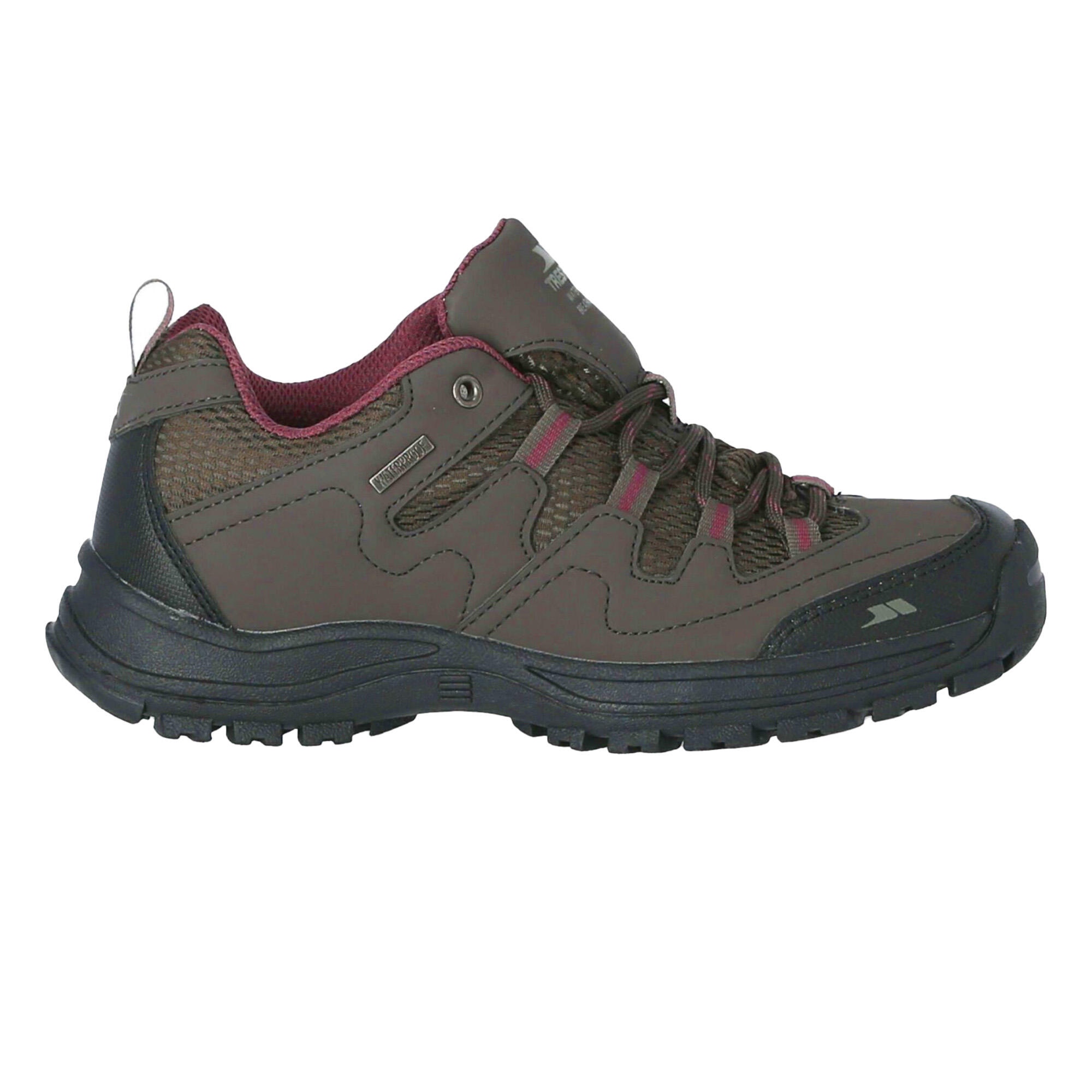 TRESPASS Womens/Ladies Mitzi Low Cut Hiking Shoes (Coffee)