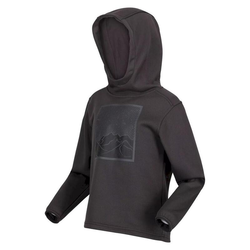 Hoodie Tecido Elástico (Extol Stretch) Montanha Highton Criança Cinzento Escuro