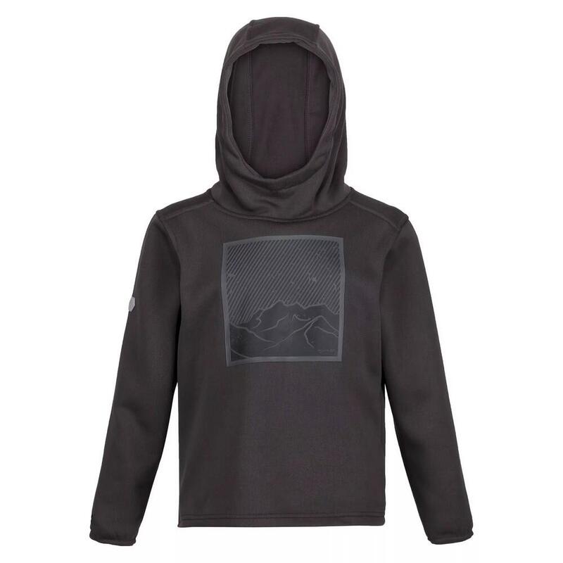 "Highton" Kapuzenpullover für Kinder Dunkelgrau