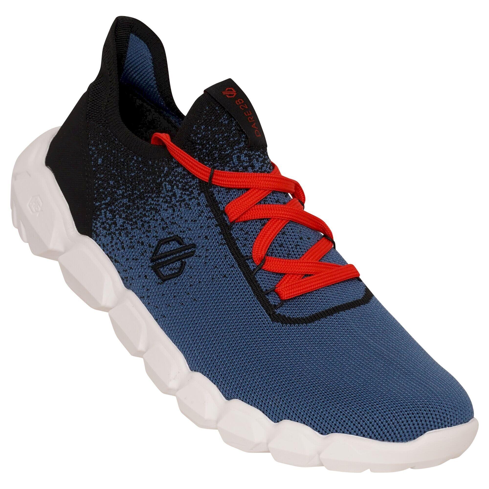 Mens HexAt Trainers (Stellar Blue/Bright Salmon) 4/5