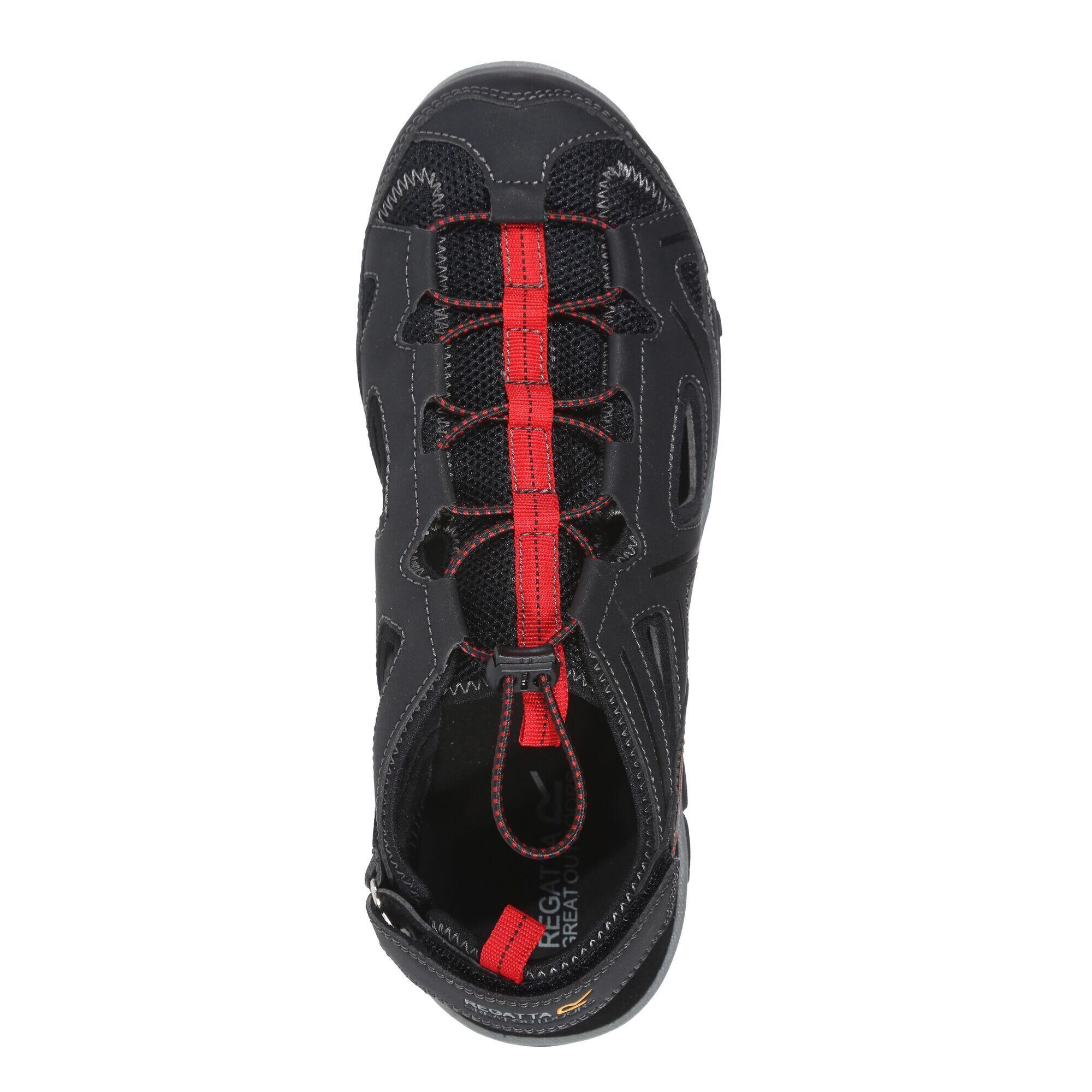 Mens Westshore III Walking Shoes (Black/True Red) 4/5