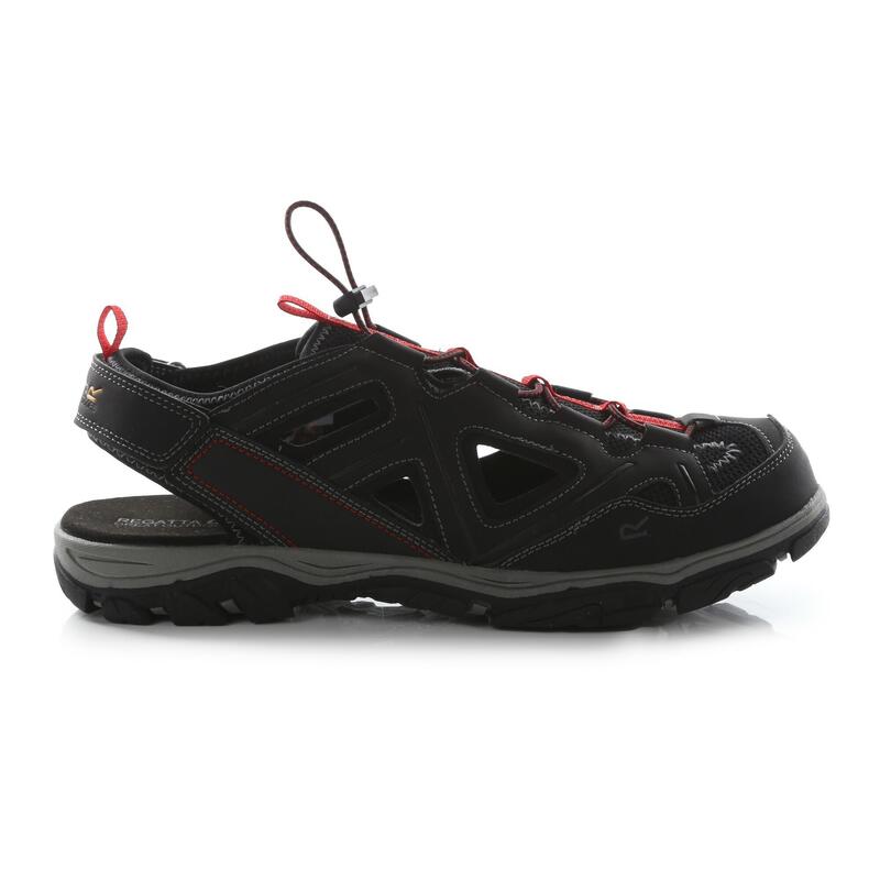 Scarpe Da Passeggio Uomo Regatta Westshore III Nero Rosso Vivo