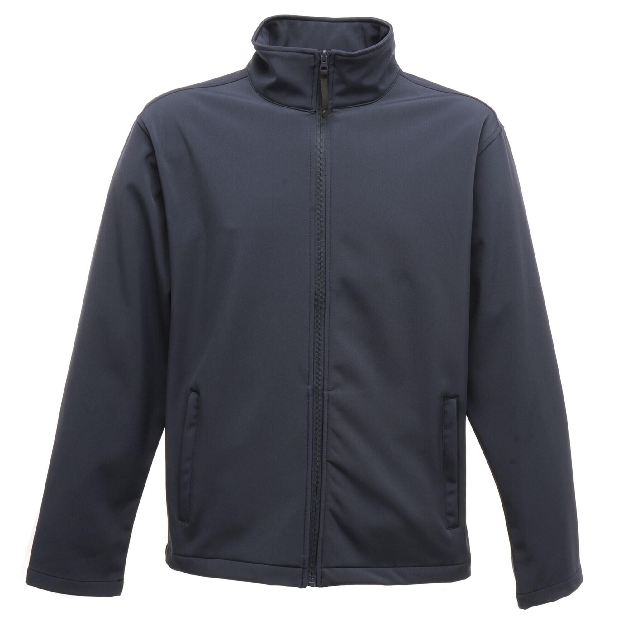 REGATTA Classic Mens Water Repellent Softshell Jacket (Navy)