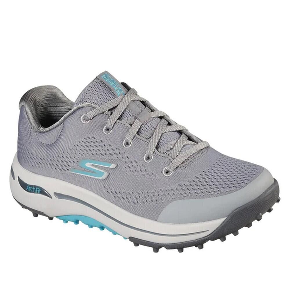 SKECHERS Womens/Ladies Go Golf Balance Trainers (Grey/Blue)