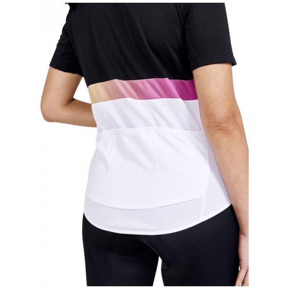 Womens/Ladies Core Endur Jersey (Black/White) 2/4