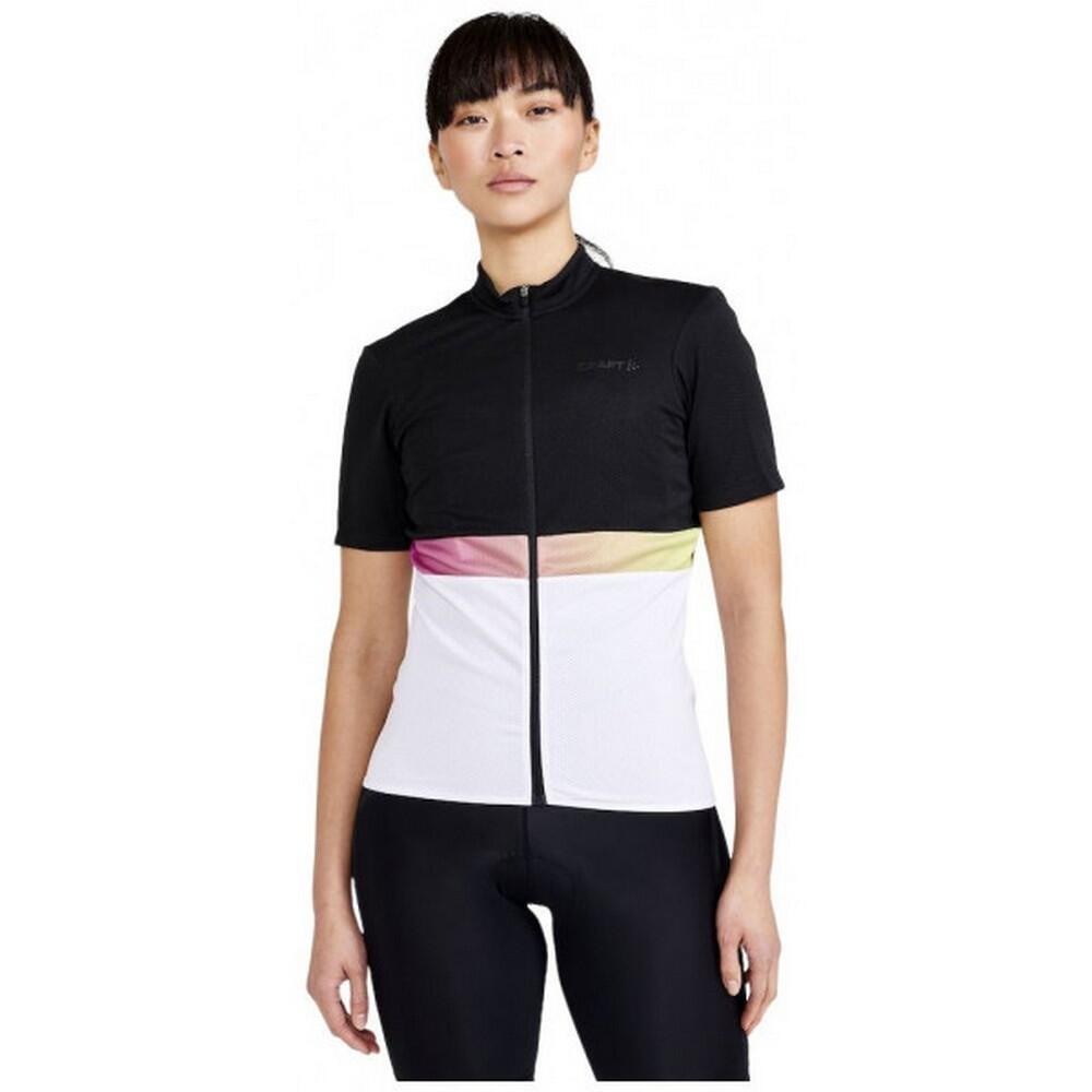 Womens/Ladies Core Endur Jersey (Black/White) 3/4