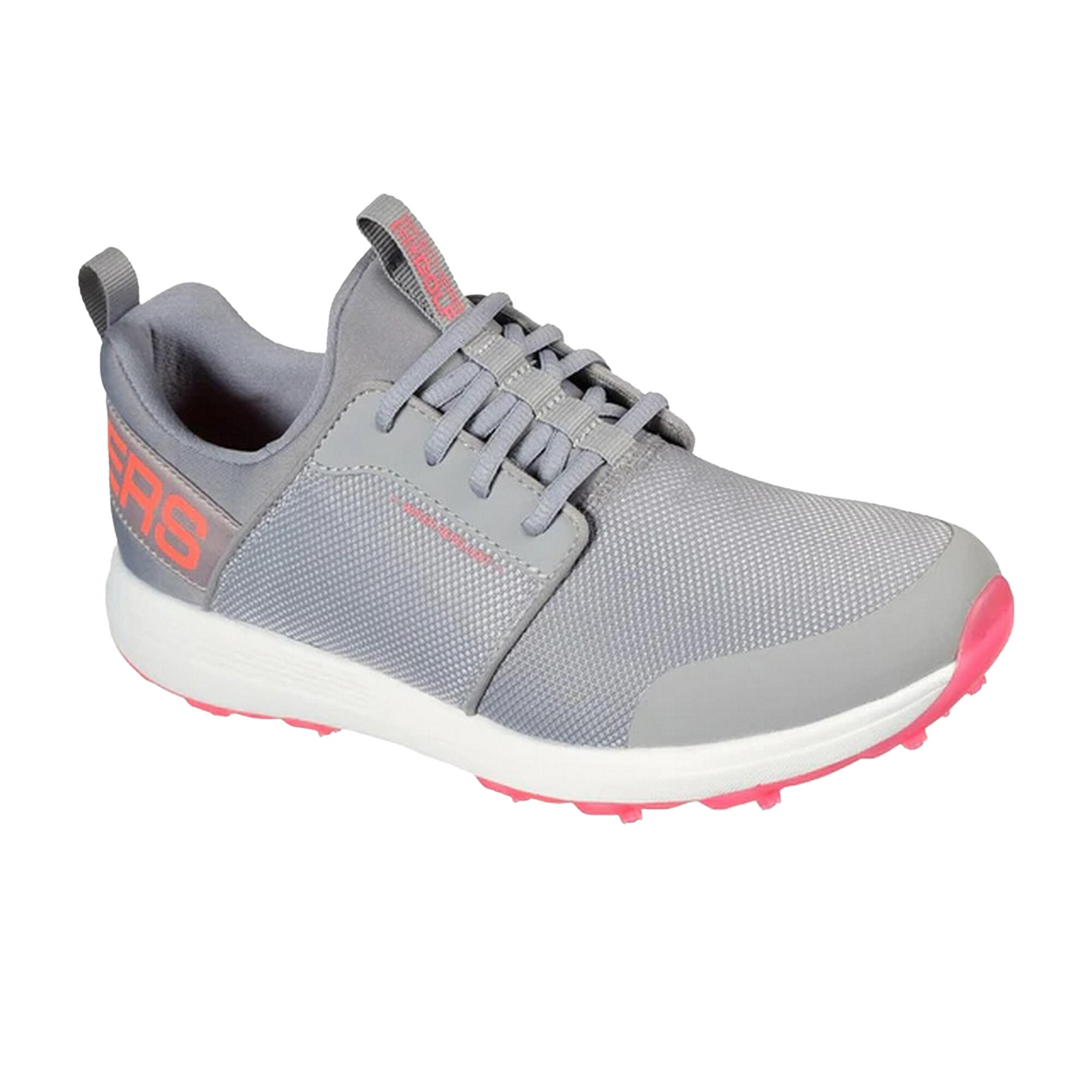 Womens/Ladies Go Golf Max Sport Trainers (Grey/Coral) 1/5