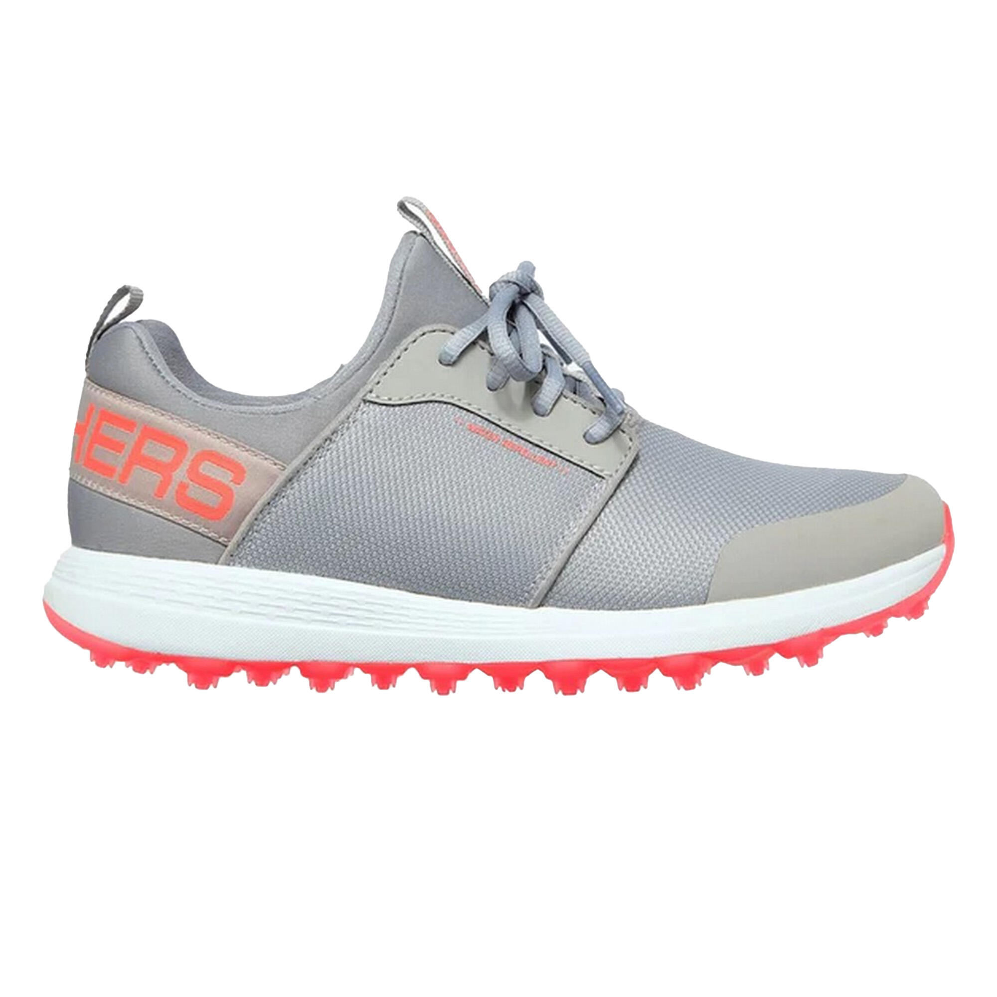 Womens/Ladies Go Golf Max Sport Trainers (Grey/Coral) 3/5