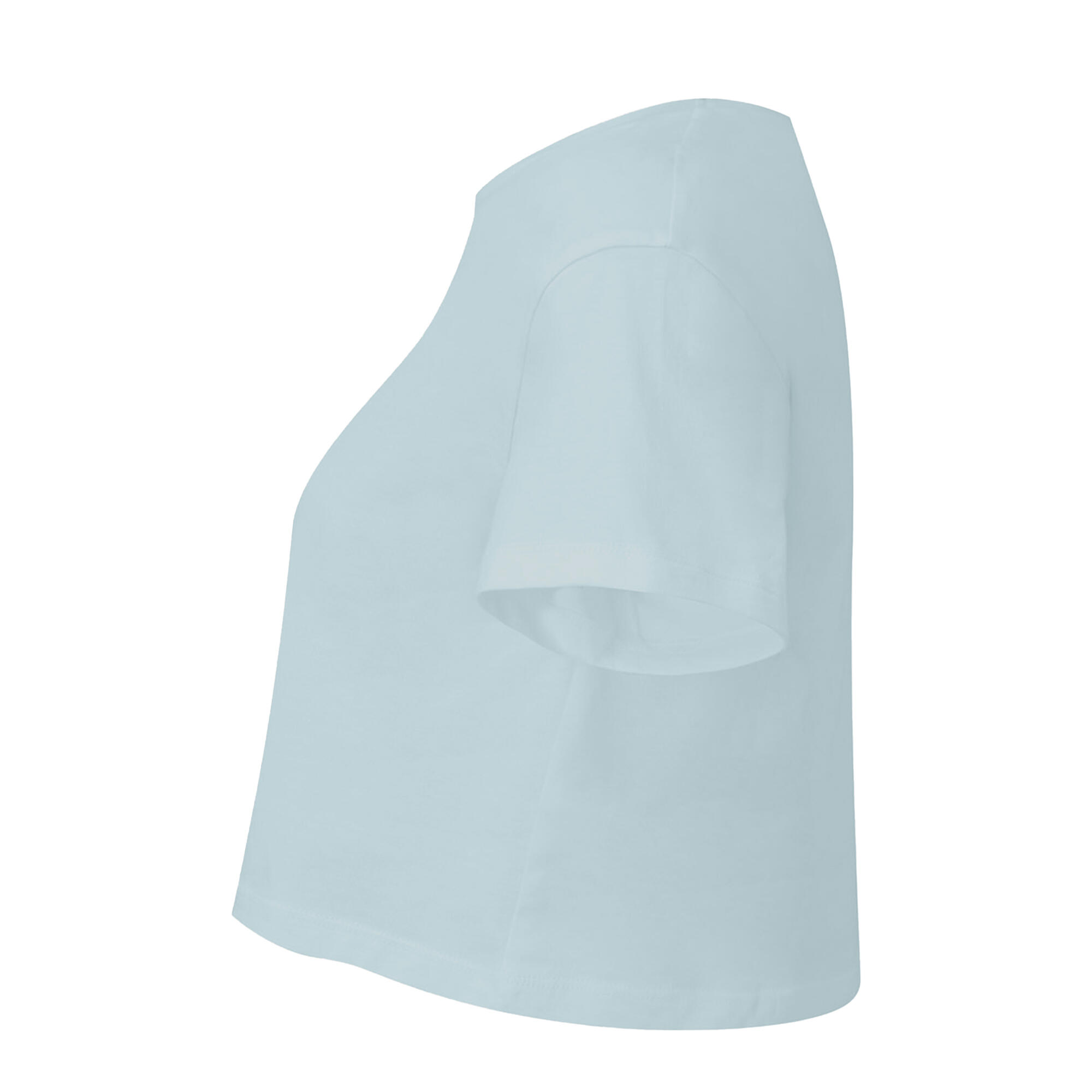 Womens/Ladies Crop Top (Sky Blue) 3/3