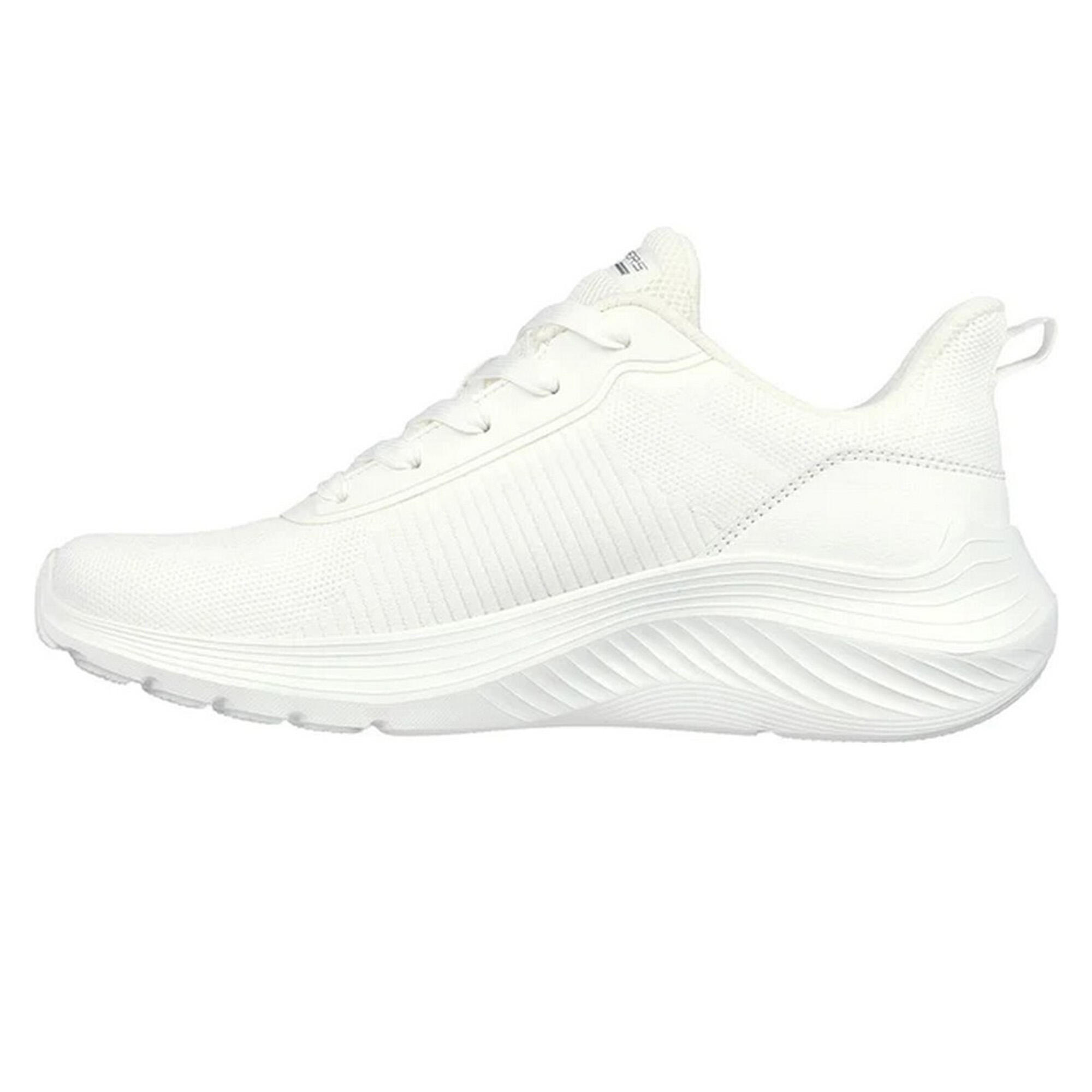Womens/Ladies Bobs Squad Waves Trainers (Off White) 2/5