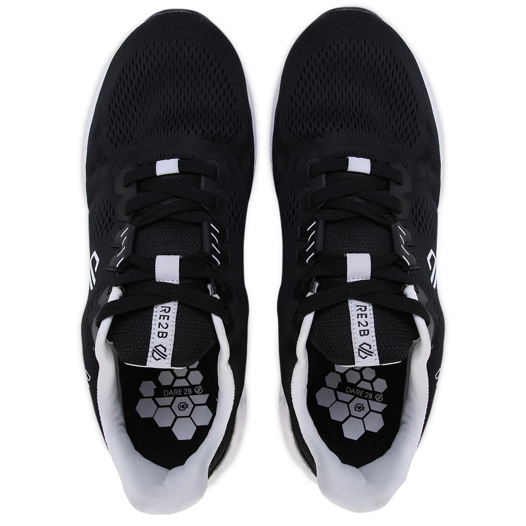 Mens Hex Rapid Performance Trainers (Black/White) 3/5