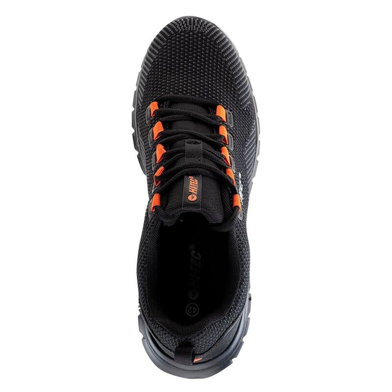 Zapatillas Deportivas Herami con Cordones, Presilla para Hombre Negro, Gris