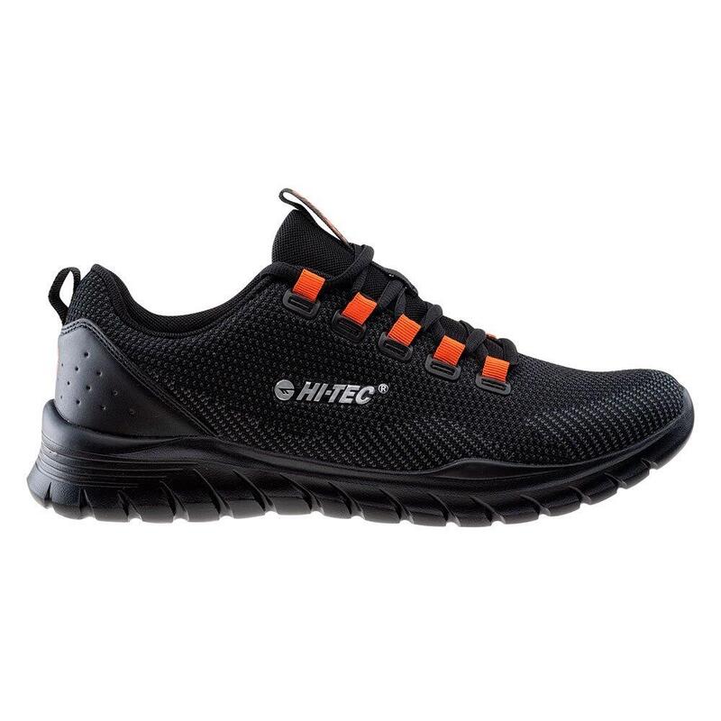 Zapatillas Deportivas Herami con Cordones, Presilla para Hombre Negro, Gris