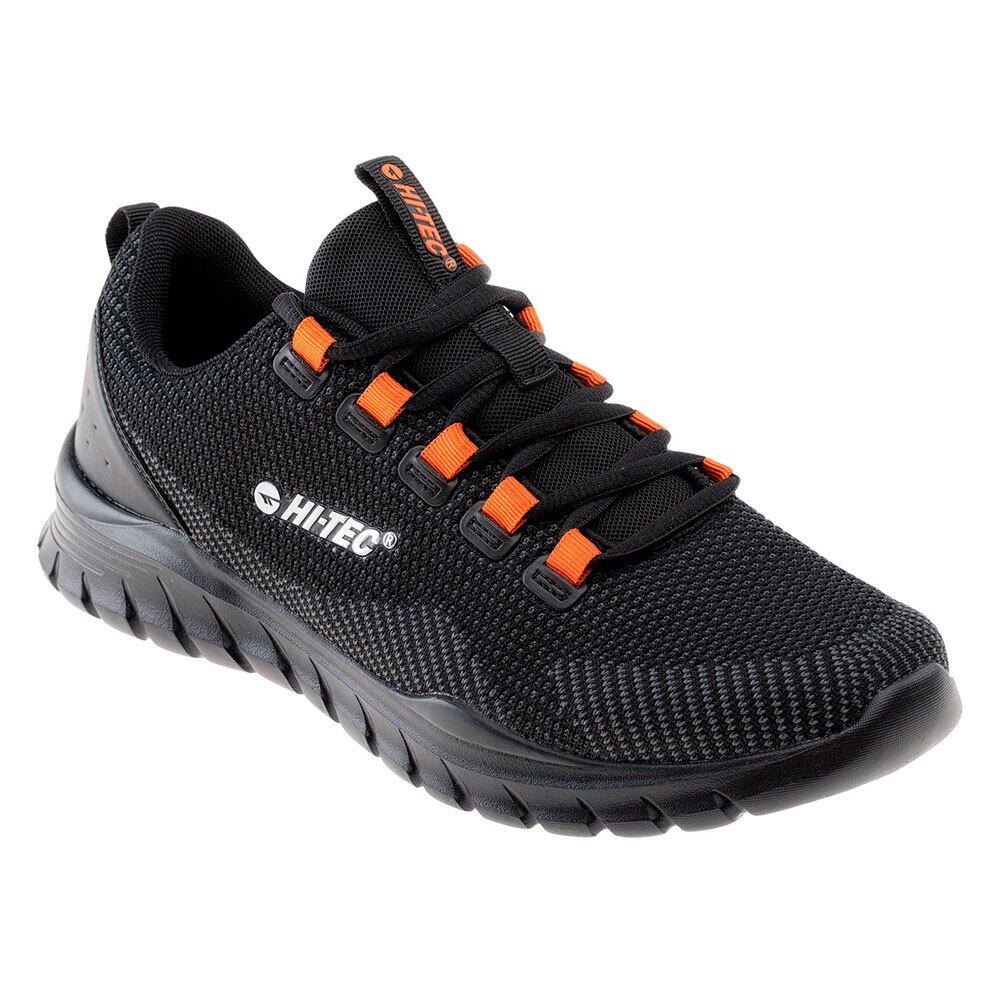 Mens Herami Trainers (Black/Dark Grey/Orange)