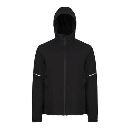 Veste Softshell Regatta Homme noire 100% polyester capuche